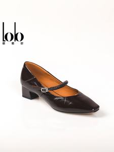 <span class=keywords><strong>Chaussures</strong></span> de mariage élégantes à talon carré pour femme, collection Printemps 2026, légères, avec bride à boucle réglable, bout fermé - Product Image 3