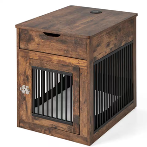 Table d'appoint en bois de luxe pour animaux de compagnie (table d'appoint 2 en 1 / niche pour chien) - Product Image 6