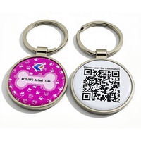 Llavero RFID Mini Impermeable con Chip NTAG213/215/216/424 de 13.56MHz, Personalizado, con Tecnología NFC, Antipérdida, para Mascotas, Perros y Gatos
