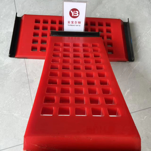 Độ đàn hồi cao mới Polyurethane hình chữ nhật lưới sàng công nghiệp tuyến tính rung màn hình cho các ứng dụng rộng - Product Image 1