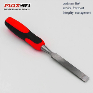 Ciseau à bois professionnel MAXSTI avec capuchon de sécurité en acier, ciseau de menuiserie robuste à bord biseauté, outils de charpentier tranchants - Product Image 4