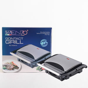 ENZO petit déjeuner pain Sandwich Grill Machine Steak Maker Burger <span class=keywords><strong>BBQ</strong></span> plaque de cuisson Mini grille-pain four Baker électrique Grill Pan - Product Image 3