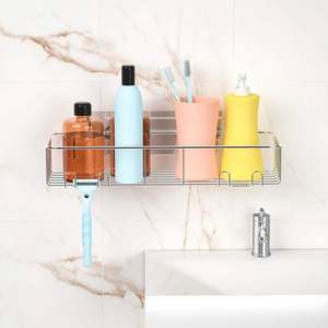 ANAHOOK moda acero inoxidable 304 adhesivo baño <span class=keywords><strong>cocina</strong></span> ducha Caddy caja de almacenamiento con gancho - Product Image 2