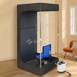 <span class=keywords><strong>Sauna</strong></span> portable pleine grandeur avec chaise pliable et télécommande incluse - Product Image 6
