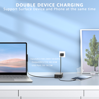 Chargeur d'ordinateur portable 65W 15V 4A, nouvelle alimentation pour Microsoft Surface Book 1 2 3 4 Pro 8 7 6 5 4 3