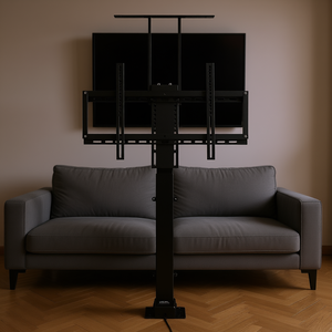 Support de télévision motorisé, capacité de charge 120 lbs, support de télévision électrique en acier pour téléviseur avec télécommande - Product Image 2