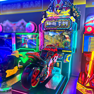 Équipement d'amusement intérieur populaire : Simulateur de course de <span class=keywords><strong>moto</strong></span> dynamique à deux joueurs, machine de jeu d'arcade à monnayeur <span class=keywords><strong>en</strong></span> métal - Product Image 3