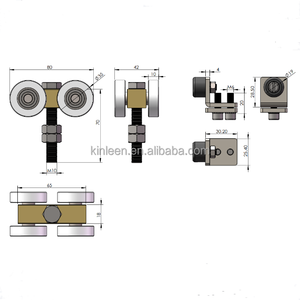 Moderne Hochleistungs-Schiebetür systeme Radschienen-Rollens ch eiben für bewegliche Türen für Bankett hallen, Villen und große Büros. - Product Image 3