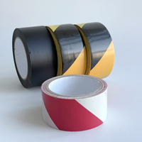 PVC Mat Surface Noir Danse Gym Plancher ou Porte Résistance À L'usure Épissage Scène Marque D'avertissement Étanche Masquage Ballet Bande