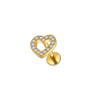 Bestseller ASTM-F136 G23 <b>Titanium</b> Internal Thread CZ Labret Cartilage Earring Stud Lip <b>Rings</b> <b>Titanium</b> Piercing Jewelry for Women - Product Image 6