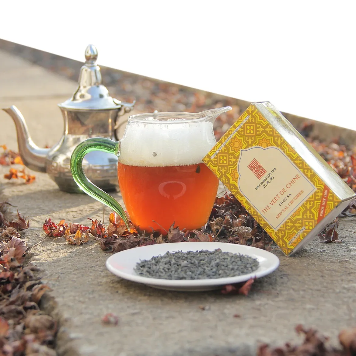 41022 8A calidad superior el té verde Vert de Chine Chunmee se vende caliente en Marruecos, Argelia, Libia mercado África té
