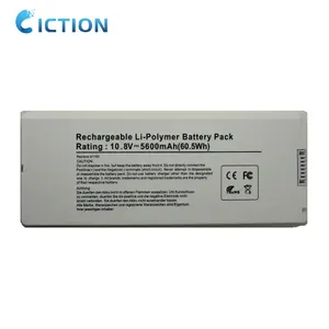 Nieuwe 10.8V 5200Mah/56wh A1185 Laptop Vervangende Batterijen Voor Apple Macbook A1185 A1181 Batterij