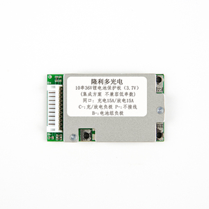 Sistema de Gestión de Baterías Inteligente <span class=keywords><strong>BMS</strong></span> ZP10S001 10S <span class=keywords><strong>36V</strong></span> <span class=keywords><strong>15A</strong></span> con Función de Equilibrio para Bicicleta Eléctrica y Scooter - Product Image 3
