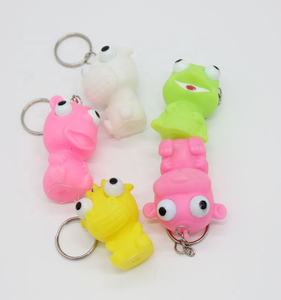 Juguete de Llavero de <span class=keywords><strong>Animal</strong></span> de PVC Suave de 65 mm, Juguete Antiestrés con Ojos Saltones para Niños de 5 a 7 Años - Product Image 4