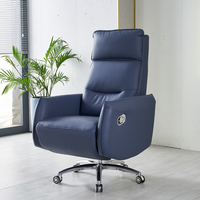 Chaise de bureau exécutive moderne en cuir PU, pivotante, réglable en hauteur, pour bureau à domicile, atelier, salon, usage commercial - OEM/ODM