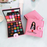 Buku Palet Makeup Vegan Eyeshadow/Blush Lipstick Palet Eyeshadow dengan Cermin