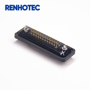 Connecteur DB25 D Sub 25 broches femelle standard IP67 type 2 rangées montage sur panneau traversant avec harpon - Product Image 4