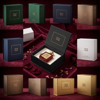 Boîtes d'emballage personnalisées en forme de livre, en papier rigide UV, magnétiques, vides, pour parfums de voiture, avec gaufrage pour Cologne, Parfum et Huiles Essentielles