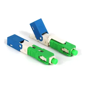 OUFU wholesale fiber optic fast connector SC / APC FTTH quick connector drop cable assembly fiber optic tools