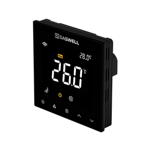 RS485 Modbus RTU Gebläsekonvektor-Thermostat SAS923FCT Digitaler <span class=keywords><strong>2</strong></span>-Rohr 3-Geschwindigkeits-Lüfterregler für Zentralisierte BMS-Gebäudesteuerung - Product Image 3