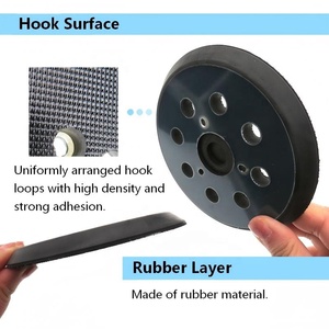 Ponceuse orbitale aléatoire TGS de 5 pouces avec support et disque abrasif <span class=keywords><strong>personnalisable</strong></span> OEM, dureté moyenne - Product Image 4