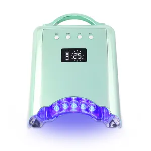 Neue wiederauf ladbare UV-LED-Gel-Nagel lampe 78w Hochleistungs-Akku-Nagel zubehör Profession eller Nagelgelpolitur-Trockner