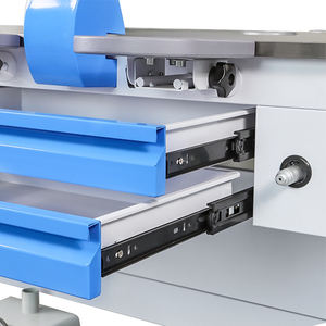 Postazione di Lavoro per Laboratorio Dentistico per Due Persone, Tavolo in Acciaio Inossidabile Laminato a Freddo, Attrezzatura Professionale e Resistente - Product Image 4