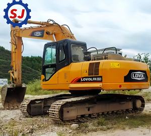 Excavatrice sur chenilles Lovol FR260 d'occasion, 26 tonnes, 99 % neuve, abordable et en stock, préférée pour l'achat. - Product Image 1