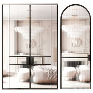 Puerta Interior de Acero Estilo Industrial Crittall Sin Vidrio - Product Image 1