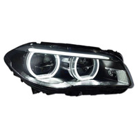 Nouveaux accessoires automobiles pour la série 5 F10 F18, ensemble de phares modifiés, feux de jour à LED Angel Eye, mise à niveau 12V 24W