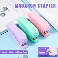 Pastellfarbener Mini-Heftapparat in 3 Sortierten Farben Kreatives Niedliches Kleines Heftgerät