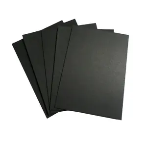 Grade AA black card board/ black paper board for packaging