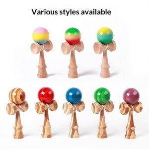 Oem Odm Wholesale Flag Pattern Wooden Kendama Suitable for Japan Usa Market <b>Kids</b> Skill Game Toy - Product Image 4