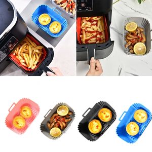 Rectangle Heat-Resistant <b>Silicone</b> <b>Air</b> <b>Fryer</b> Liners Non-Stick Pot <b>Basket</b> <b>for</b> <b>Air</b> <b>Fryer</b> Baking & Pastry Tools - Product Image 6