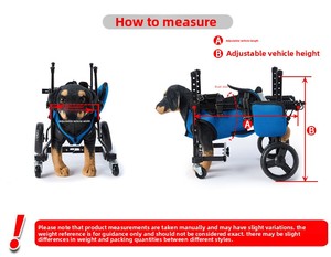 Fauteuil roulant <span class=keywords><strong>pour</strong></span> <span class=keywords><strong>chien</strong></span> en maille détachable facile à nettoyer, <span class=keywords><strong>chariot</strong></span> de mobilité réglable en hauteur et en longueur <span class=keywords><strong>pour</strong></span> chiens blessés ou handicapés - Product Image 5