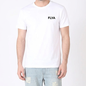 T-shirts graphiques personnalisés noirs en coton épais 100 % pour hommes, imprimés numériquement, à épaules tombantes et effet vieilli, style streetwear - Product Image 1