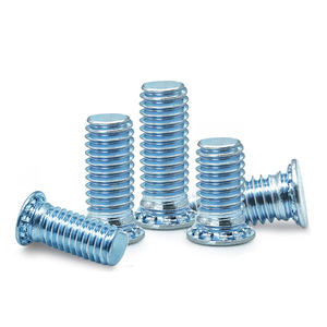 Pernos de Soldadura de Acero al Carbono Hexagonal GR5 con Recubrimiento de Zinc, Tornillos de Ajuste a Presión, Fijaciones Totalmente Roscadas para Soldadura y Ensamblaje Industrial - Product Image 4