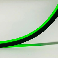 Bande LED néon en silicone noir coloré RGB 20*18mm DC24V, pliage supérieur, IP68, pour boîte de nuit, bricolage, salle de jeux, contrôle par application, lumière de corde RGB