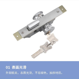 Serrure de porte Kaishengxi en alliage de zinc, cylindre de serrure de porte en verre, type universel - Product Image 4