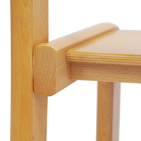 Chaise d'apprentissage pour enfants en bois massif, forme en L, moderne et écologique, pour chambre et maternelle, prix usine du Vietnam