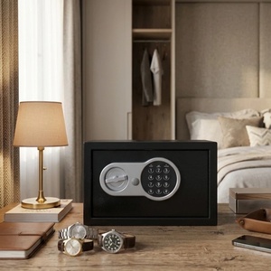 Mini <span class=keywords><strong>coffre</strong></span>-<span class=keywords><strong>fort</strong></span> de sécurité domestique avec revêtement électrostatique, serrure numérique électronique, <span class=keywords><strong>clé</strong></span> dissimulée, serrure numérique électronique murale - Product Image 1