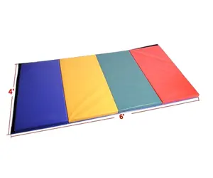 folding gym mat indoor soft play tumbling wrestling mat,rest mat four colors