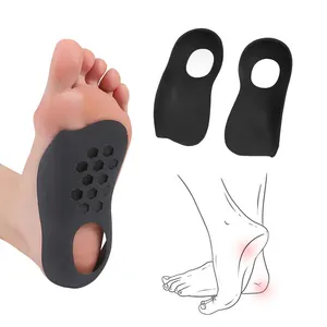 脚跟疼痛足底筋膜炎矫形鞋垫tpe凝胶脚跟杯用于脚跟刺的新设计鞋垫用于足弓支撑