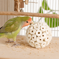 Jouet à mâcher pour oiseaux en herbe Tong, fait main, écologique, mignon et tendance, 8 cm, en gros, en stock, pour usage quotidien et soulagement de l'anxiété