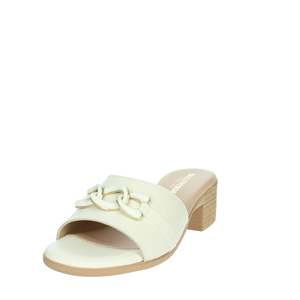 Valleverde Sandales à talons pour femme 63010 Mules à talon bloc en cuir blanc - Product Image 6
