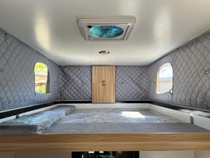 Soporte OEM/ODM: Caravana moderna con estructura de fibra de vidrio resistente, económica, para camión, <span class=keywords><strong>autocaravana</strong></span> de plataforma plana, con inodoro y sistema de <span class=keywords><strong>agua</strong></span> Truma. - Product Image 2