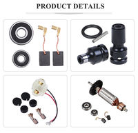 Taihe 1619P10952 Armature de perceuse Rotor GWS9-100 9-125 (1604010BN1) Balais de charbon pour outils électriques à batterie 110V Garantie 1 an