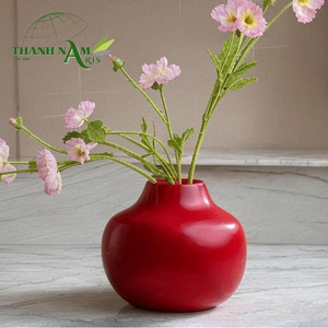 Jarrón de bambú con brillo de rubí de color personalizado más vendido, diseño moderno de lujo para decoración de sala de estar de flores - Product Image 5