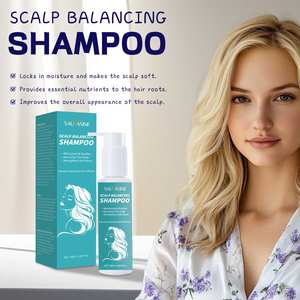 Shampoo équilibrant pour cheveux 100ml Contrôle du sébum Utilisation quotidienne Cheveux et cuir chevelu gras - Product Image 5