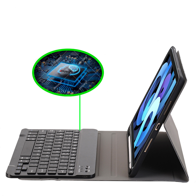 PU Leather Keyboard Case for iPad Air 11-Inch 2024 with Custom Color Available